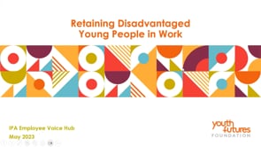How do you retain young workers in an organisation?