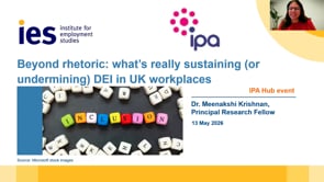 Beyond Rhetoric – what is really sustaining (or undermining) DEI in UK workplaces